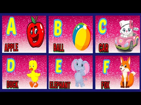 A for Apple B for Ball C for Car/blink BiggnerTV/abcd/learn