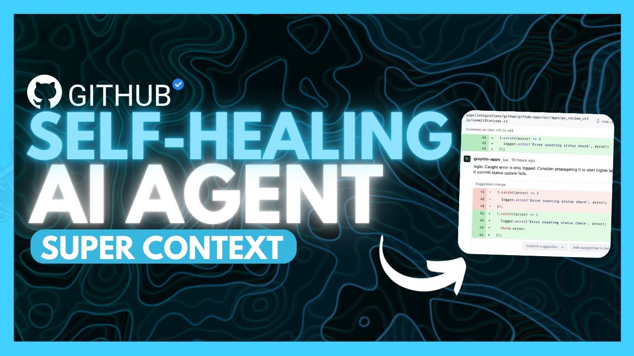 Greptile: Self-Healing AI Coding Agent With INCREDIBLE Code Context! Powerful Coding Agent!