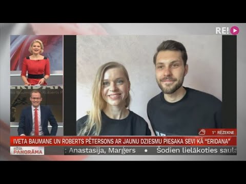 Iveta Baumane un Roberts Pētersons ar jaunu dziesmu piesaka sevi kā "Eridana"