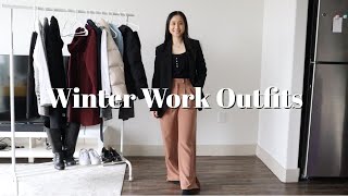Winter Work Outfit Ideas | What I Wear to Work as a Dietitian | Business Casual OOTD