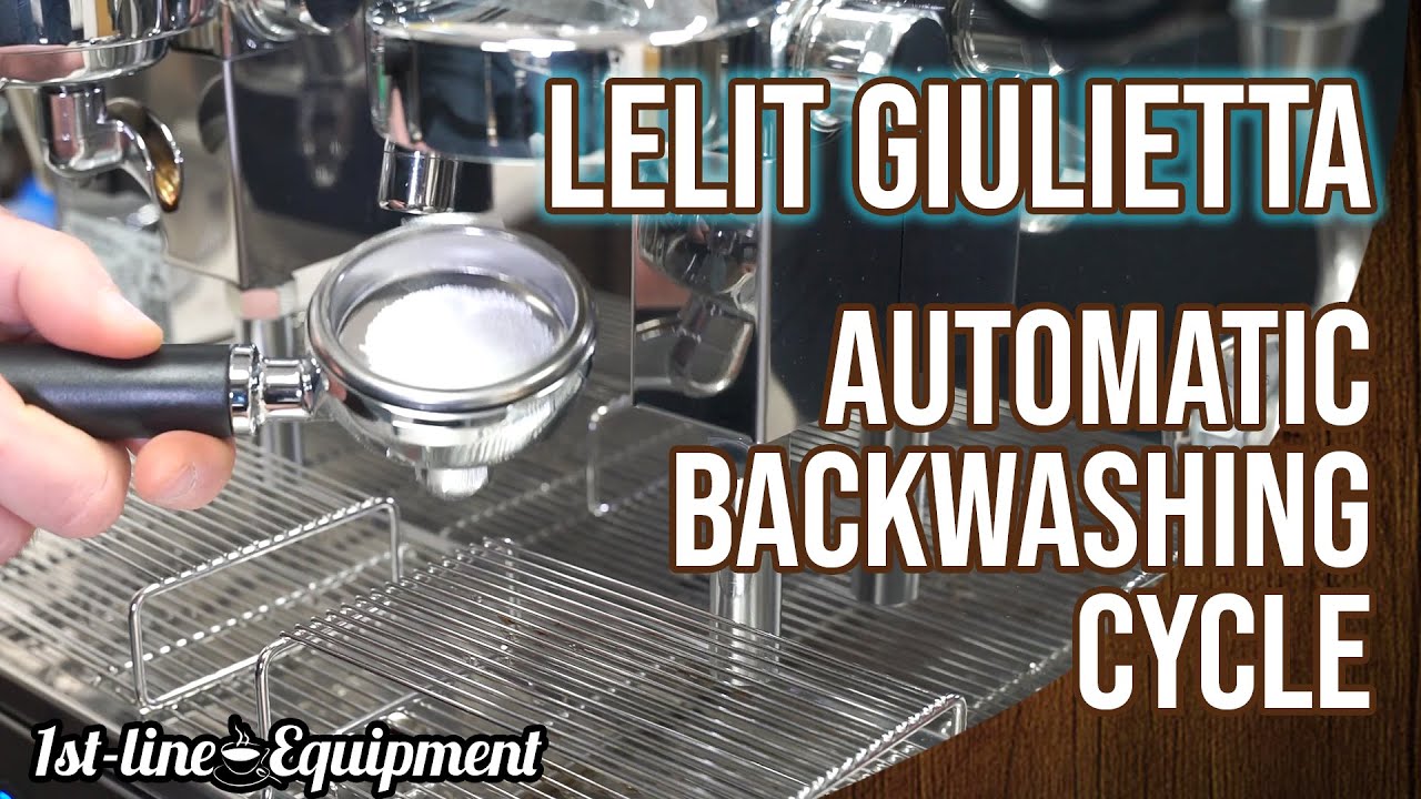Lelit Giulietta Automatic Backwashing Cycle