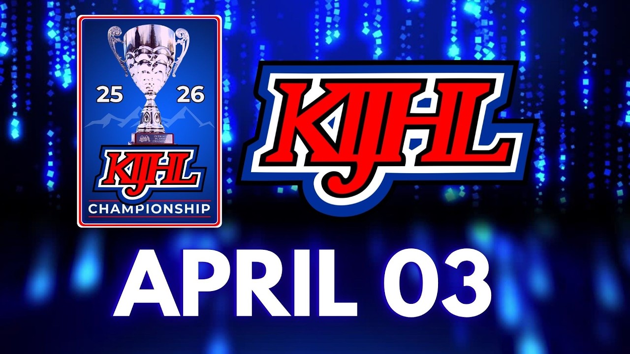 KIJHL Gameday - April 3/26 - Round 3