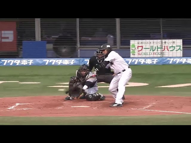 【3回裏】 マリーンズ・井口 逆方向へ技ありのタイムリーヒット!! 2015/3/14 M-T