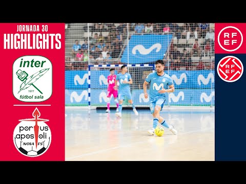 Resumen #PrimeraDivisiónFS Movistar Inter 3-3 Noia Portus Apostoli | Jornada 30
