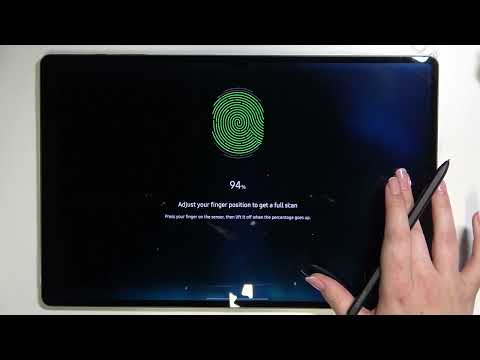 How to Add Fingerprint on SAMSUNG Galaxy Tab S8 Ultra - Set Up Fingerprint Unlocking