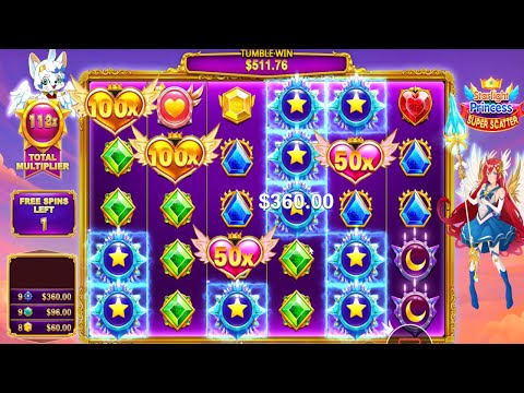 STARLIGHT PRINCESS SUPER SCATTER REVORD WIN 212x BUY SUPER SCATTER HUGE  WIN BONUS BUY ONLINE SLOT