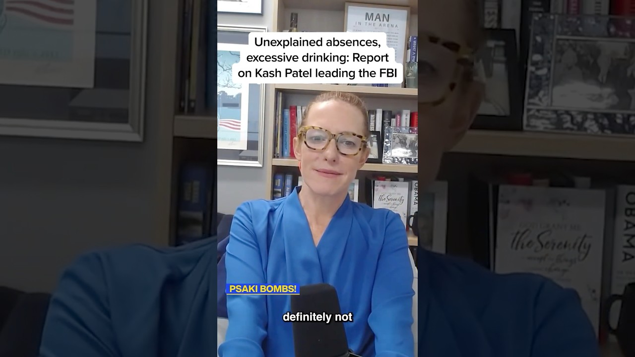 Unexplained absences, excessive drinking: Report on Kash Patel leading the FBI