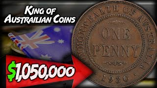 Extremely Rare 1930 Australian Penny Worth MILLIONS OF DOLLARS!!