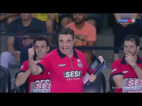 Superliga 2018/19 - Semifinal 1 (jogo 1) - SESI-SP x SESC-RJ - 6.4.2019