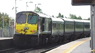 preview picture of video '201 Class Loco + Enterprise and 29000 Class DMU - Skerries Station'