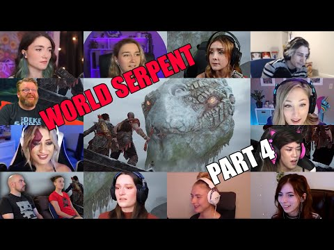 God of War Story | Reaction Mashup | Kratos Meets World Serpent, Brok, Sindri, Freya (Part - 4)