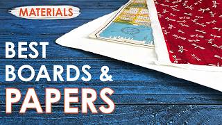 The best papers & boards for beginner bookbinding