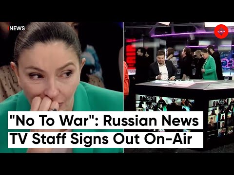 Russian News Channel Signs Out Saying ‘No To War,’ Plays ‘Swan Lake’ As Staff Walks Out
