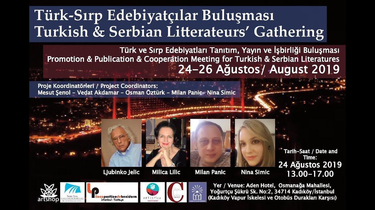 24 Ağustos 2019 Türk-Sırp Edebiyat Buluşması Kitabı