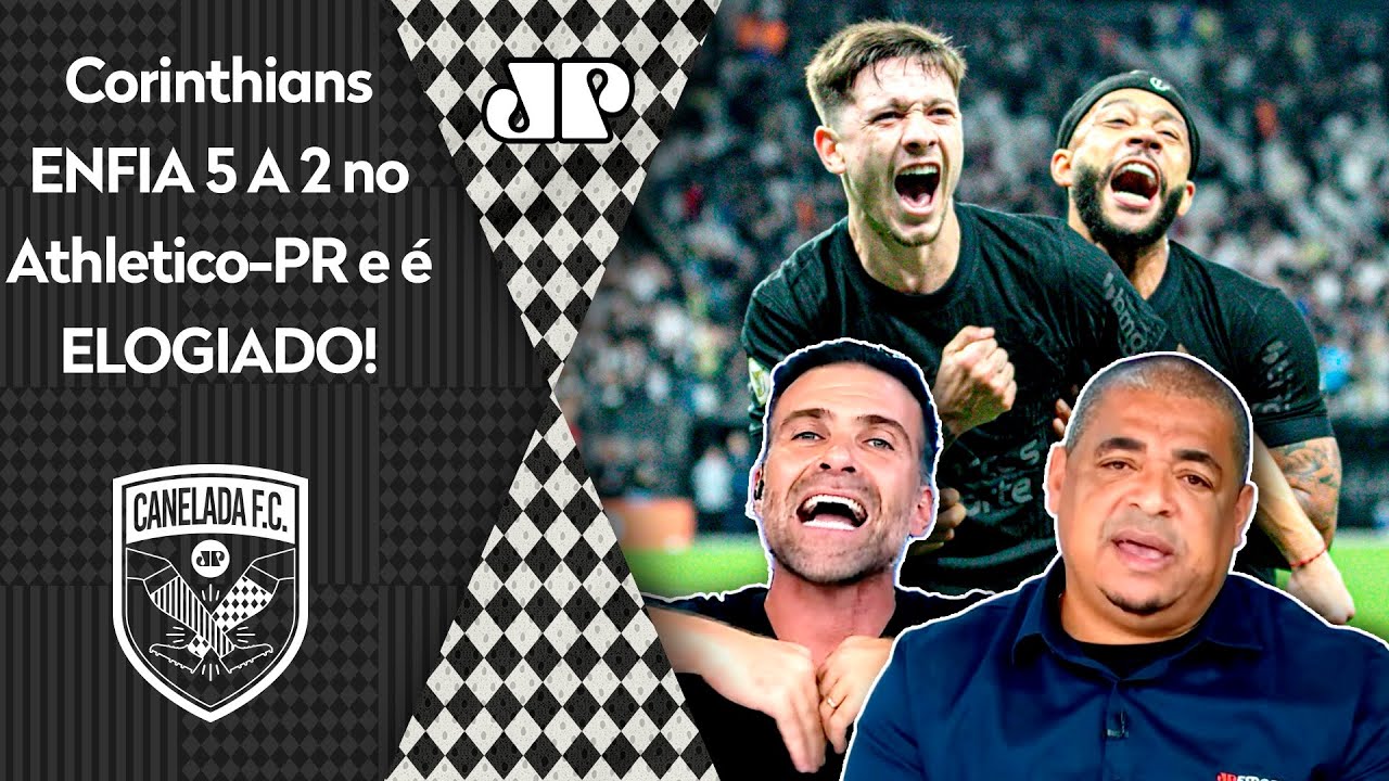 "FOI UM ATROPELO DO CORINTHIANS, cara! Se esse time ELIMINAR o Flamengo..." | 5 a 0 no Athletico-PR!