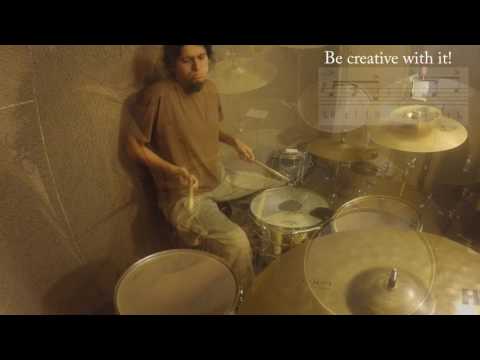 Phrasing with Rudiments #15 -  Flam 5 stroke roll