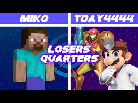 Content Events #6.5 Top 8 Losers Quarters - miko (Steve) VS Tday4444 (Doc, Samus)