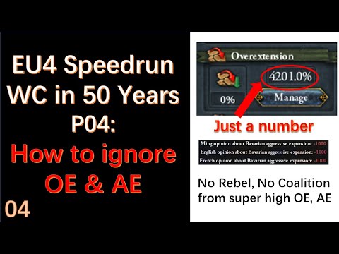 How to ignore OE & AE?  EU4 Speedrun. World Conquest in 50 Years - P04