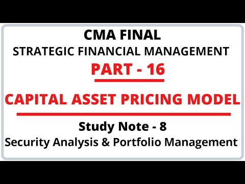 SFM | Strategic Financial Management | CMA Final | CMA Junction