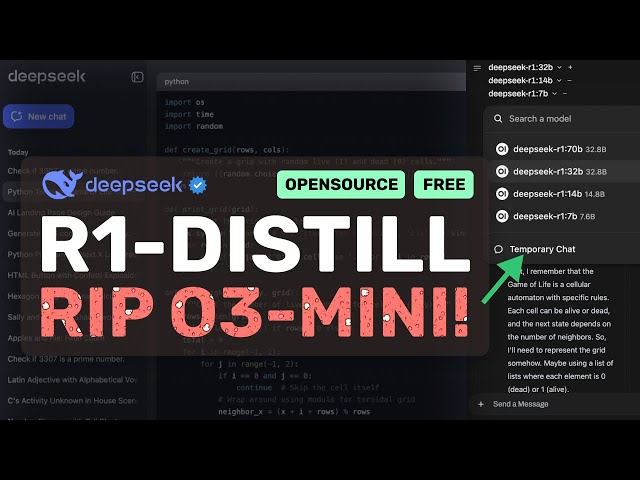 Deepseek's R1 Model and Distilled Variants: A Game Changer for Local AI ...