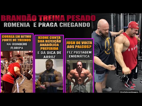Rafael Brandão treinando pesado + Eduardo Correa monstro + Keone Pearson + Josh LEnartowicz