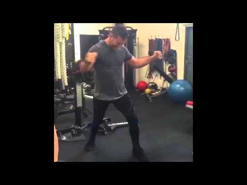 Chris Weidman strength training for UFC 187