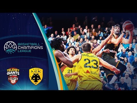 Telenet Giants Antwerp v AEK - Full Game - Basketball Champions League 2018-19