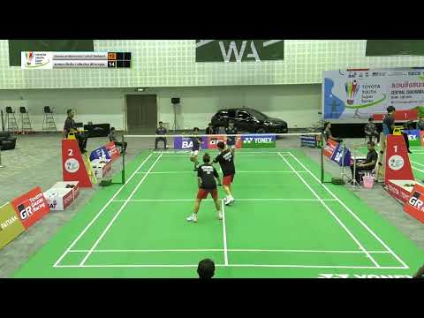 Match 4 Court2 BD U15   Final ปัณณธร มหาพัณณาภรณ์  เตชินท์ วิริยชัยฤกษ์ vs ธนกฤต เล็กยิ้ม  เพียรวิรุ