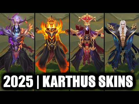 ALL KARTHUS SKINS SPOTLIGHT 2025 | League of Legends