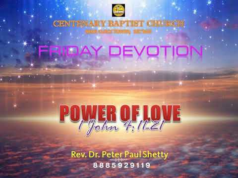 "POWER OF LOVE" - Short Devotion [1John 4:11-21]