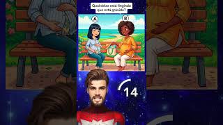 Qual delas está fingindo que está grávida? #enigma #quiz #aranhaverso #gravida
