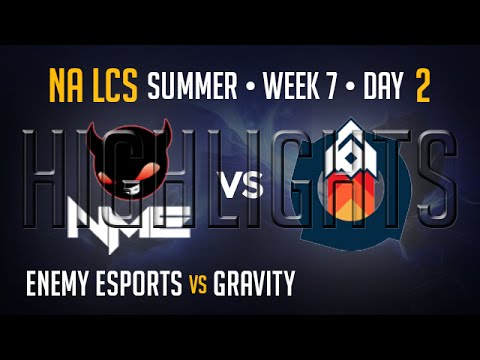 Enemy Esports vs Gravity HIGHLIGHTS | Week 7 Day 2 NA LCS Summer Split 2015 S5 | NME vs GV W7D2
