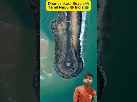 Dhanushkodi Beach 🏖️ Tamil Nadu ♥️ India 🌎 #uniqueshorts