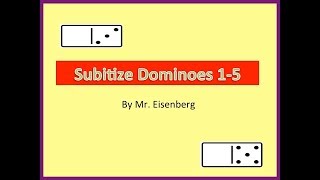 Domino Subitizing (Numbers 1-5) gameplay video by melodybarton, 1:42 duration