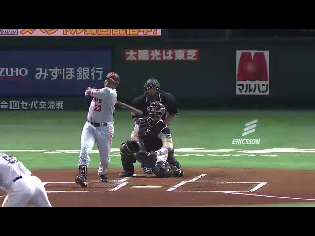 1回表 グリエル来日で触発された!? ジャイアンツ・セペダ 先制タイムリーヒット!!  2014/6/3 H-G