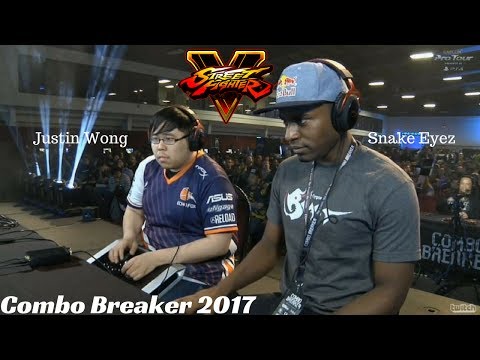 Combo Breaker 2017: Snake Eyez vs Justin Wong [Street Fighter V Top 8]