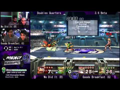 Blacklisted PM Doubles WQ: Goode Breakfast (Justbngoode+BP) vs. We Did It (Junebug+HAT)