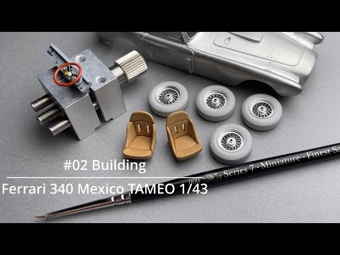 #02 Building Ferrari 340 Mexico TAMEO 1/43 scale model car