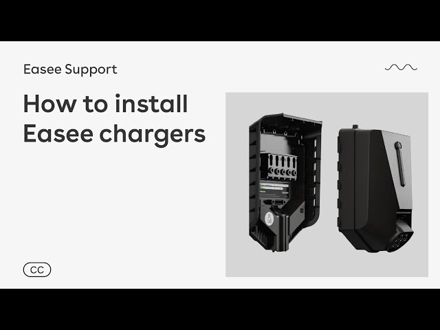 easee Laddstation easee charge up 22kw svart