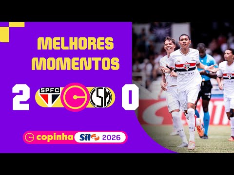 SÃO PAULO-SP 2X0 MARUINENSE-SE | MELHORES MOMENTOS | 1ª RODADA | COPINHA SIL 2026