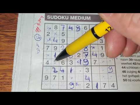 One month War. (#4304) Medium Sudoku puzzle 03-24-2022 (No Additional)