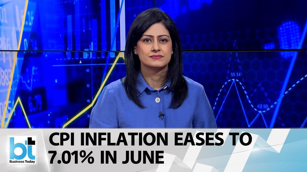 Retail inflation eases to 7.01% in June, ₹ slips to a new life low