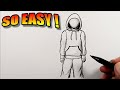 How To Draw A Hoodie On A Body Easy Drawings How To Draw A Person