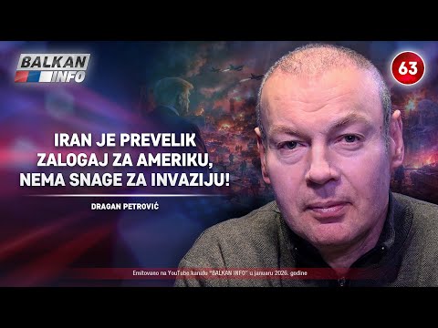 INTERVJU: Dragan Petrović – Iran je prevelik zalogaj za Ameriku, nema snage za invaziju! (22.1.2026)
