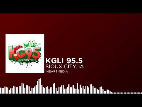 KGLI 95.5 Sioux City, IA "KG95" Legal ID [Christmas Music](11/13/24)