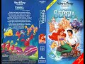 Abertura Do VHS Disney A Pequena Sereia 1991 Versão Da Locadora