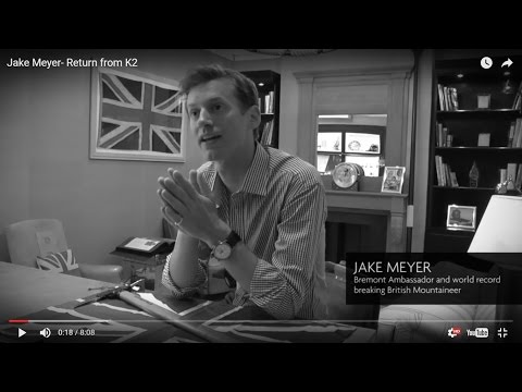An Interview with Jack Meyer - Return from K2 - Bremont Watch Company
