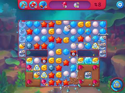 Fishdom Hard level 6129 no boosters フィッシュダム ハード [Friend's]