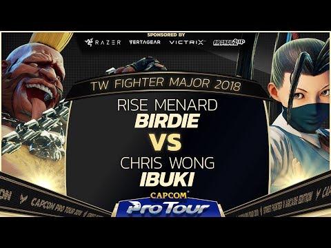 Rise MenaRD (Birdie) vs Chris Wong (Ibuki) - TW Fighter Major 2018 - SFV - CPT 2018
