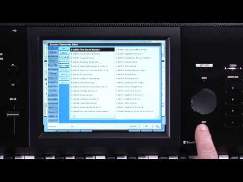 The New Korg Kronos  Video Manual Part 1  Intro and Navigation